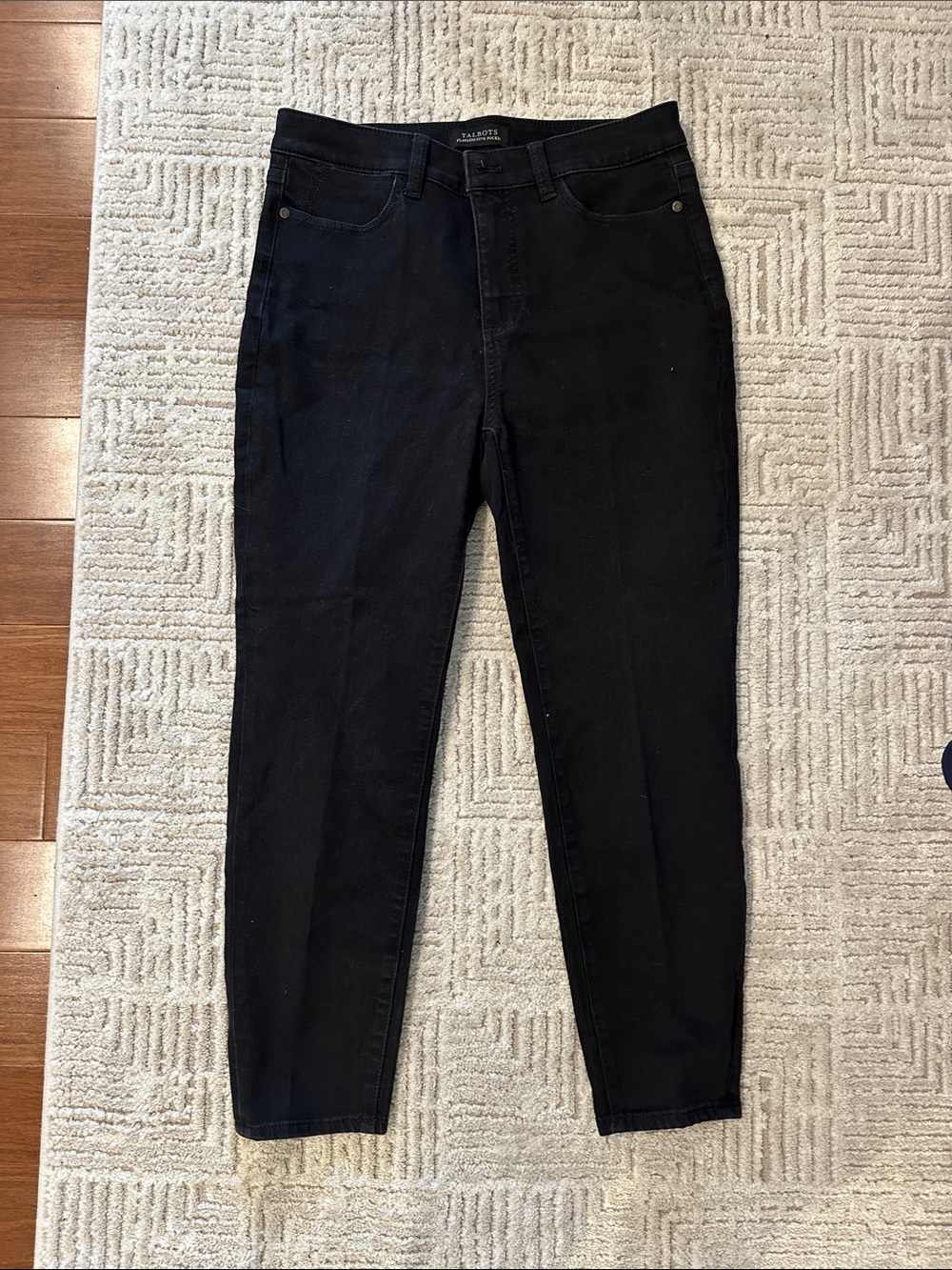 Talbots Black Skinny High-Rise Stretch Jeans